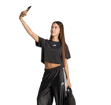 adidas Jg Glam Tee Çocuk T-Shirt Siyah