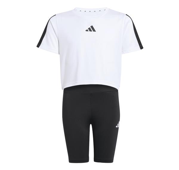 adidas Jg Tr-Es 3S Set Çocuk T-Shirt Beyaz adidas Jg Tr-Es 3S Set Çocuk T-Shirt Beyaz