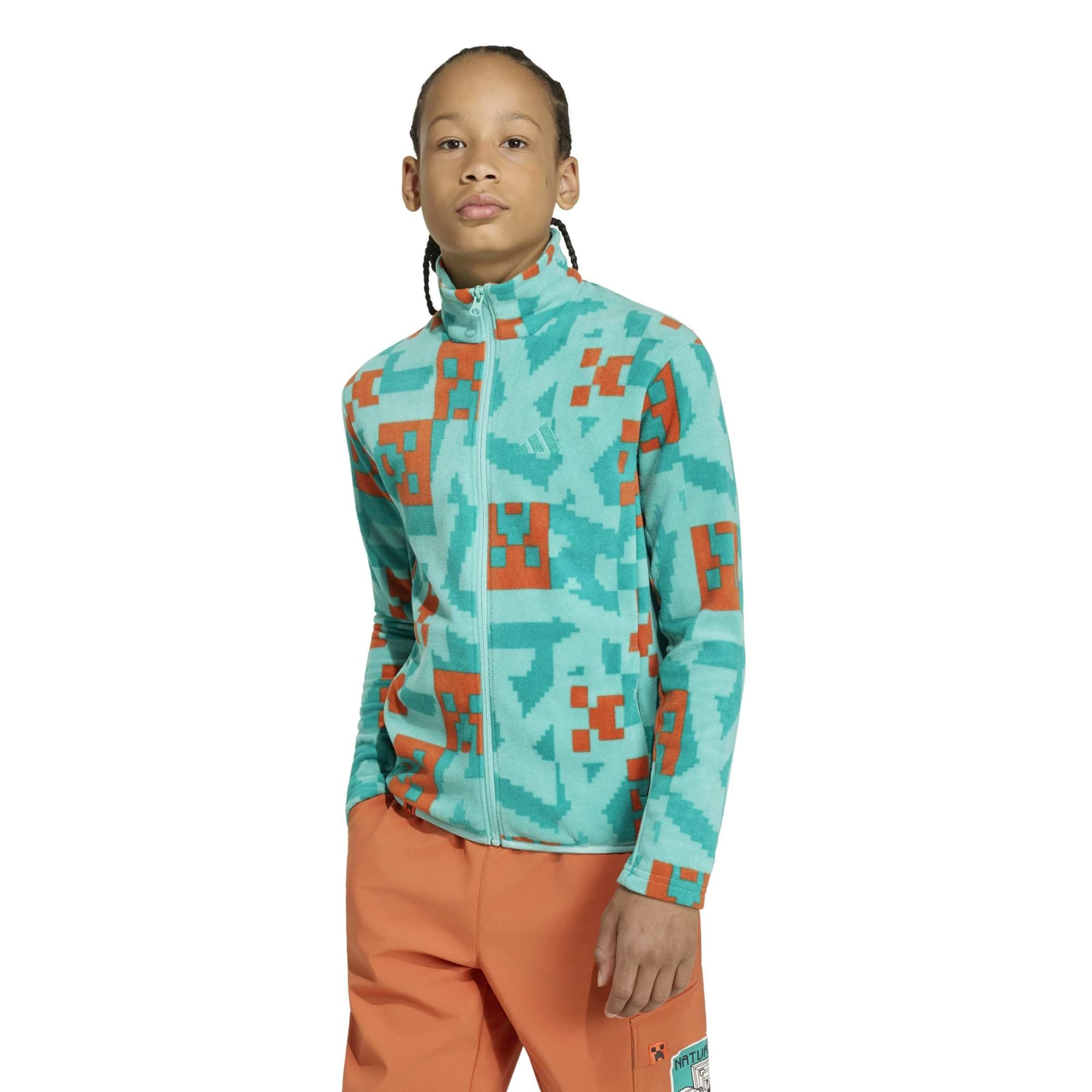 Детская куртка adidas K Mc Mt Fz Fle Turkuaz
