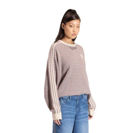 adidas Knıt Sweater Kadın Sweatshirt Mor adidas Knıt Sweater Kadın Sweatshirt Mor