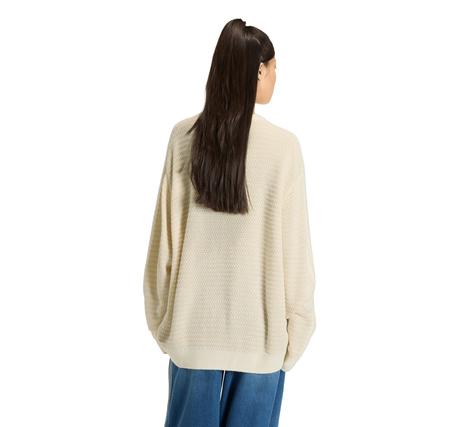 adidas Knıt Sweater Kadın Sweatshirt Krem adidas Knıt Sweater Kadın Sweatshirt Krem