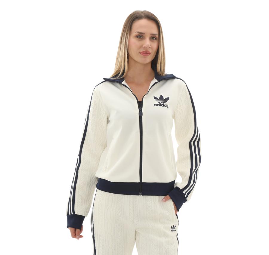 adidas Knıt Tt Og Kadın Ceket Beyaz adidas Knıt Tt Og Kadın Ceket Beyaz