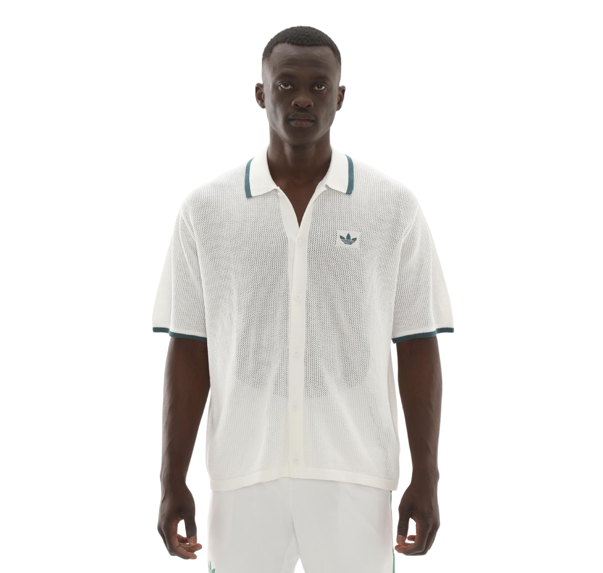 Мужская рубашка adidas Knitted Shirt Gömlek