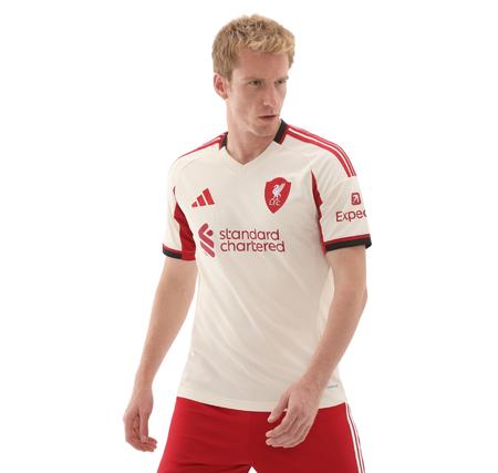 adidas Lfc Liverpool Fc 25-26 Deplasman Erkek Forma Beyaz