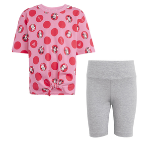 adidas Lg Dy Mı T Set Bebek T-Shirt Pembe