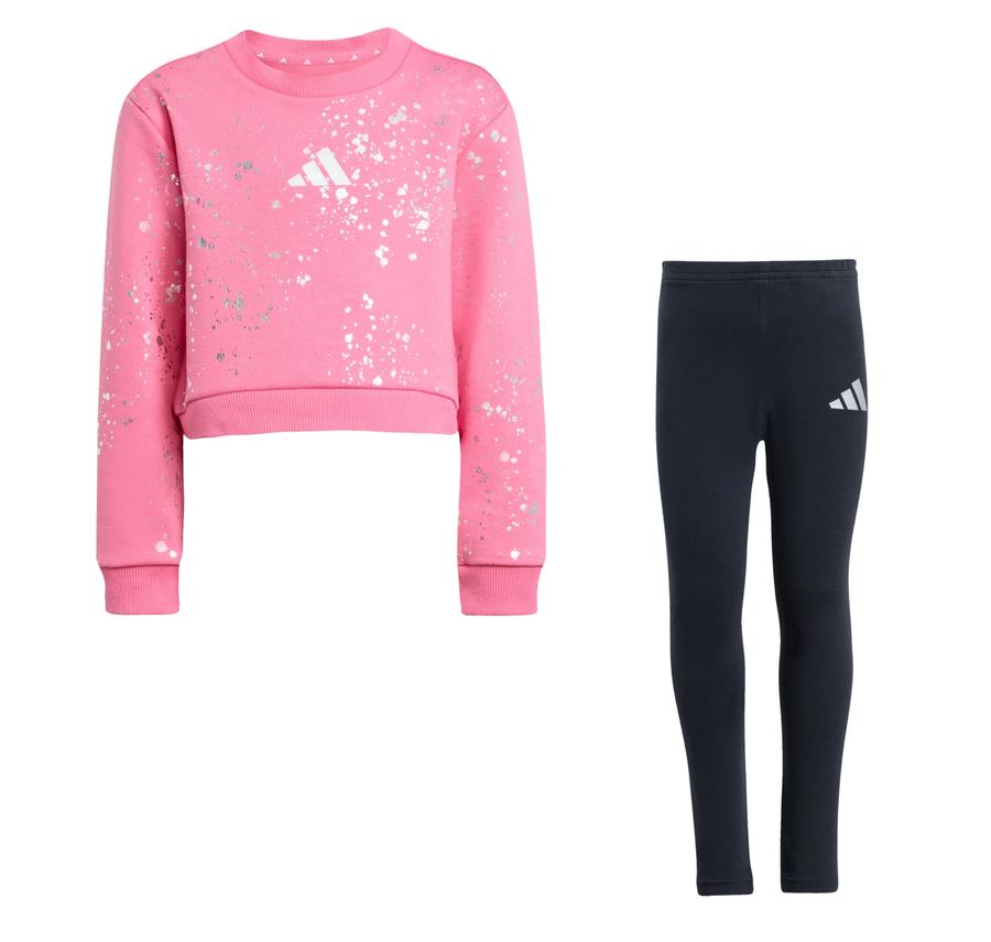 adidas Lg Glam Set Çocuk Eşofman Takımı Pembe adidas Lg Glam Set Çocuk Eşofman Takımı Pembe