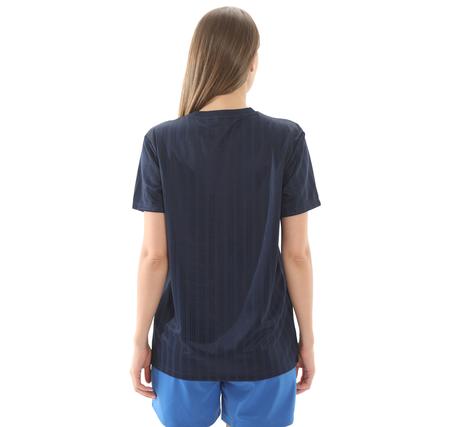 adidas Linear Graphic Boyfriend Kadın T-Shirt Lacivert