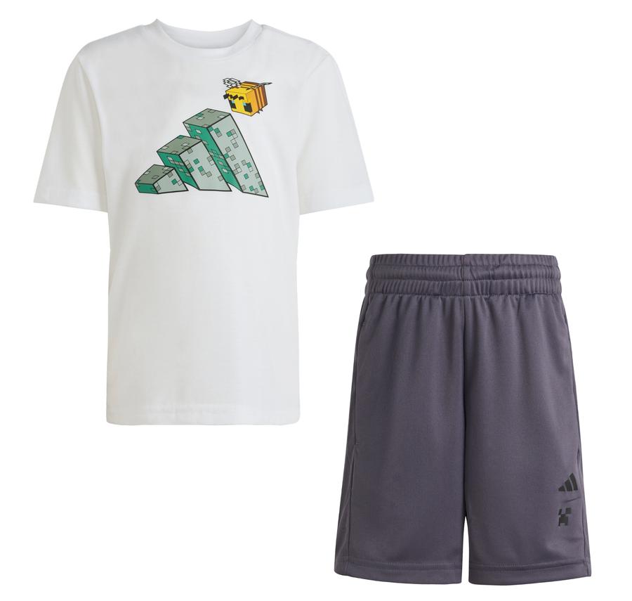 adidas Lk Minecraft Tr Set Bebek T-Shirt Beyaz adidas Lk Minecraft Tr Set Bebek T-Shirt Beyaz