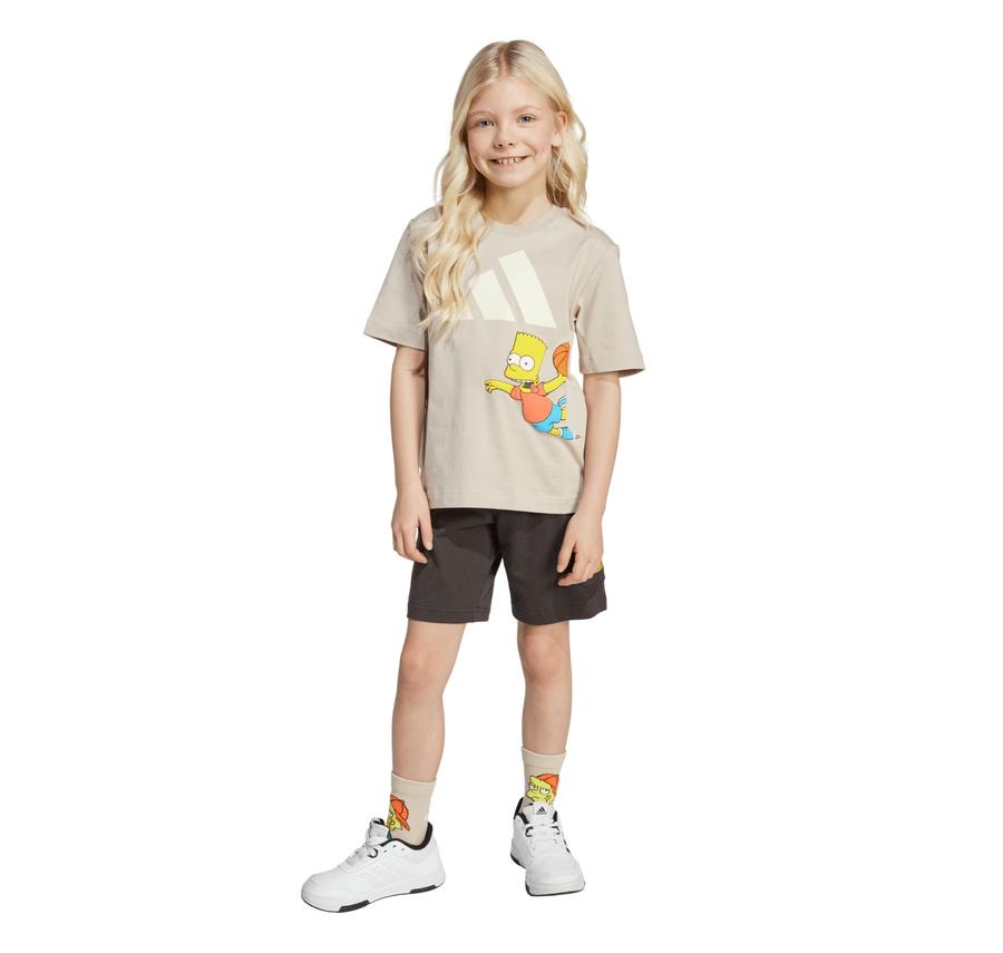 adidas The Simpsons Set Çocuk T-Shirt Gri adidas The Simpsons Set Çocuk T-Shirt Gri