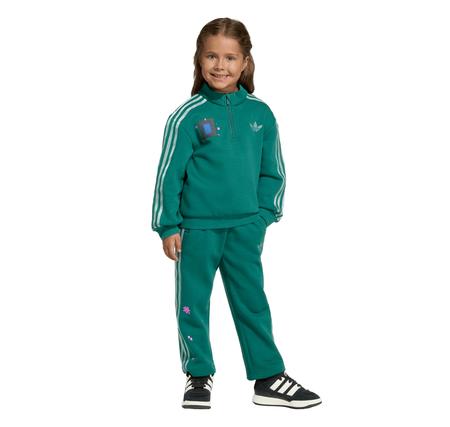 adidas Minecraft Lo Crew Set Çocuk Eşofman Takımı Yeşil