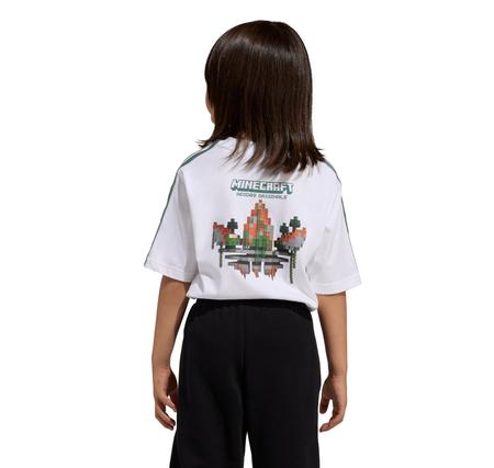 adidas Minecraft Lo Tee Çocuk T-Shirt Beyaz