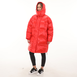adidas Long Jacket Kadın Mont Kırmızı 1