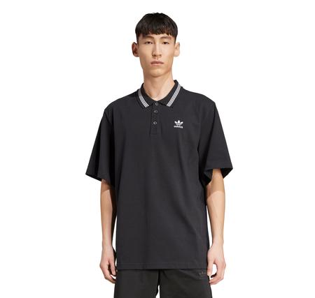 adidas Loose Polo Erkek T-Shirt Siyah