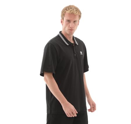 adidas Loose Polo Erkek T-Shirt Siyah