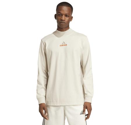 adidas Ls Mock Neck Q1 Erkek Sweatshirt Beyaz