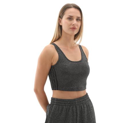 adidas Lurex Bralet Kadın T-Shirt Siyah