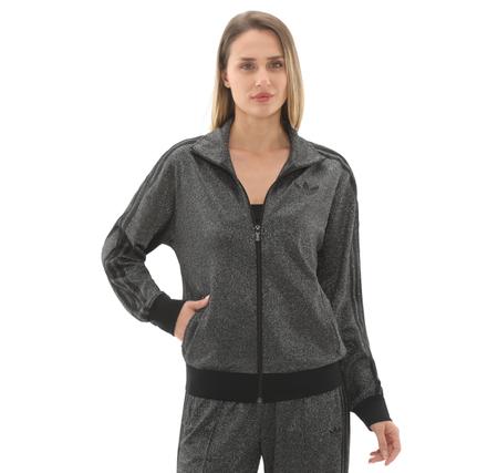 adidas Lurex Fb Tt Kadın Ceket Siyah