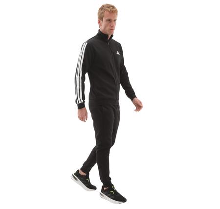 adidas M 3S Fl Tt Ts Erkek Eşofman Takımı Siyah