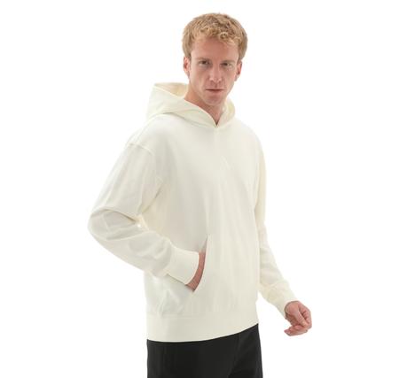 adidas M A Szn Ft Hd Erkek Sweatshirt Krem