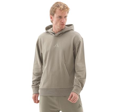 adidas M A Szn Ft Hd Erkek Sweatshirt Krem