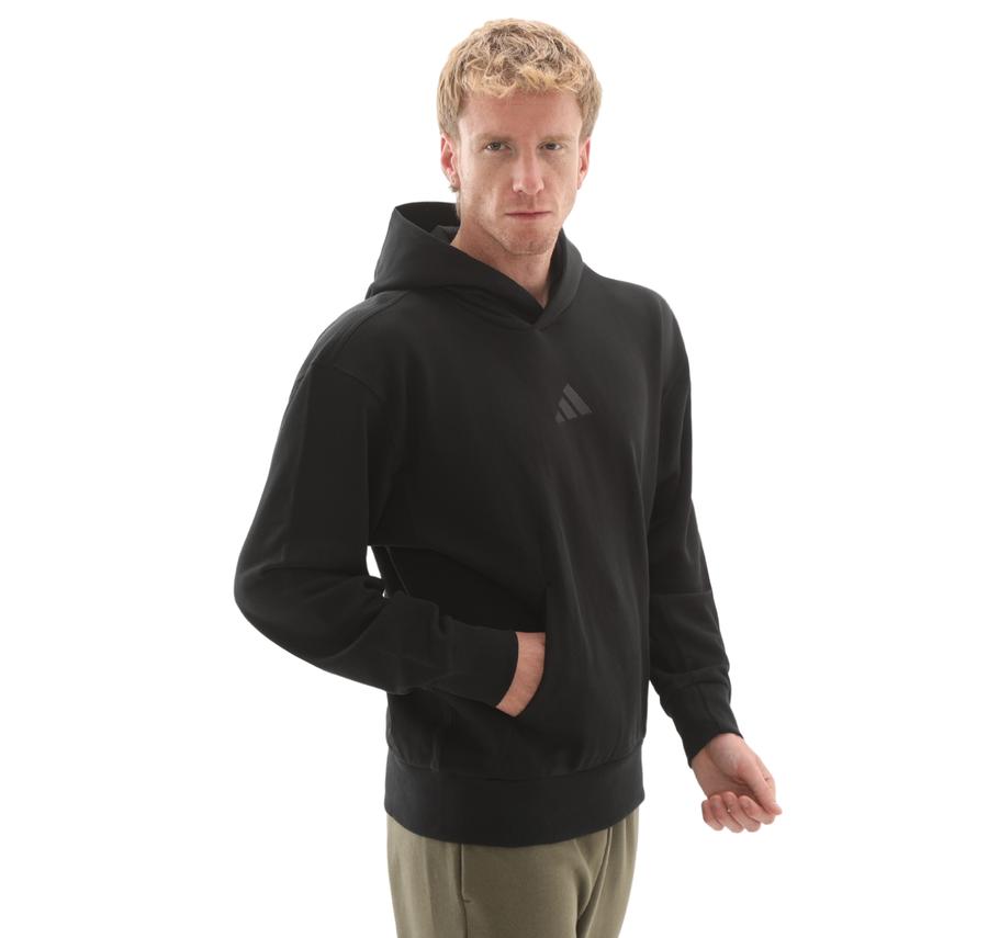 adidas M A Szn Ft Hd Erkek Sweatshirt Siyah adidas M A Szn Ft Hd Erkek Sweatshirt Siyah