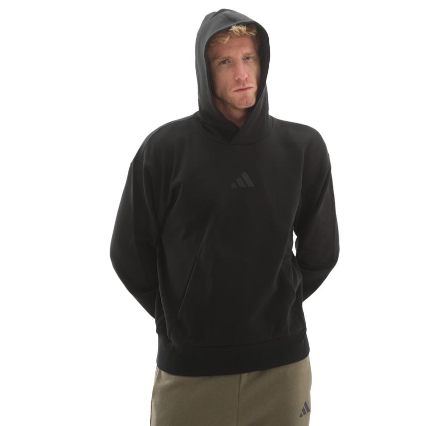 adidas M A Szn Ft Hd Erkek Sweatshirt Siyah adidas M A Szn Ft Hd Erkek Sweatshirt Siyah