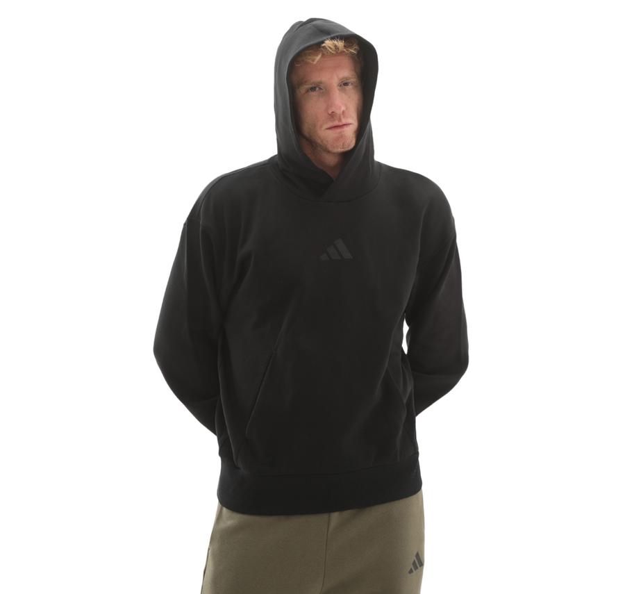 adidas M A Szn Ft Hd Erkek Sweatshirt Siyah adidas M A Szn Ft Hd Erkek Sweatshirt Siyah