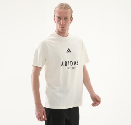 adidas M A Szn G T Erkek T-Shirt Beyaz