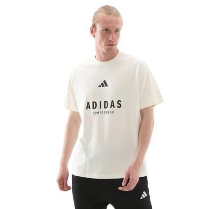 adidas M A Szn G T Erkek T-Shirt Beyaz