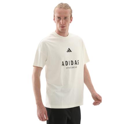 adidas M A Szn G T Erkek T-Shirt Beyaz