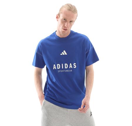 adidas M A Szn G T Erkek T-Shirt Mavi