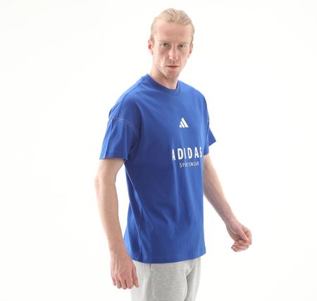 adidas M A Szn G T Erkek T-Shirt Mavi