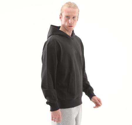 adidas M A Szn L Hd Erkek Sweatshirt Siyah