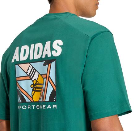 adidas M Anı Pop Bk  T Erkek T-Shirt