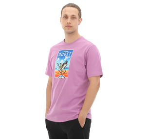 adidas M Boost G T Erkek T-Shirt Mor