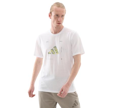 adidas M Box Logo G T Erkek T-Shirt Beyaz