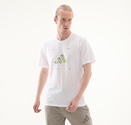 adidas M Box Logo G T Erkek T-Shirt Beyaz