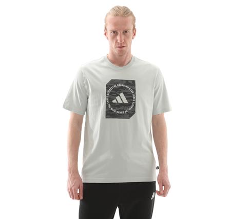 adidas M C Camo Box T Erkek T-Shirt Gri