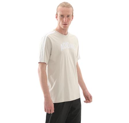 adidas M C Colleg Tee Erkek T-Shirt Bej