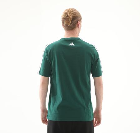 adidas M C Colleg Tee Erkek T-Shirt Yeşil