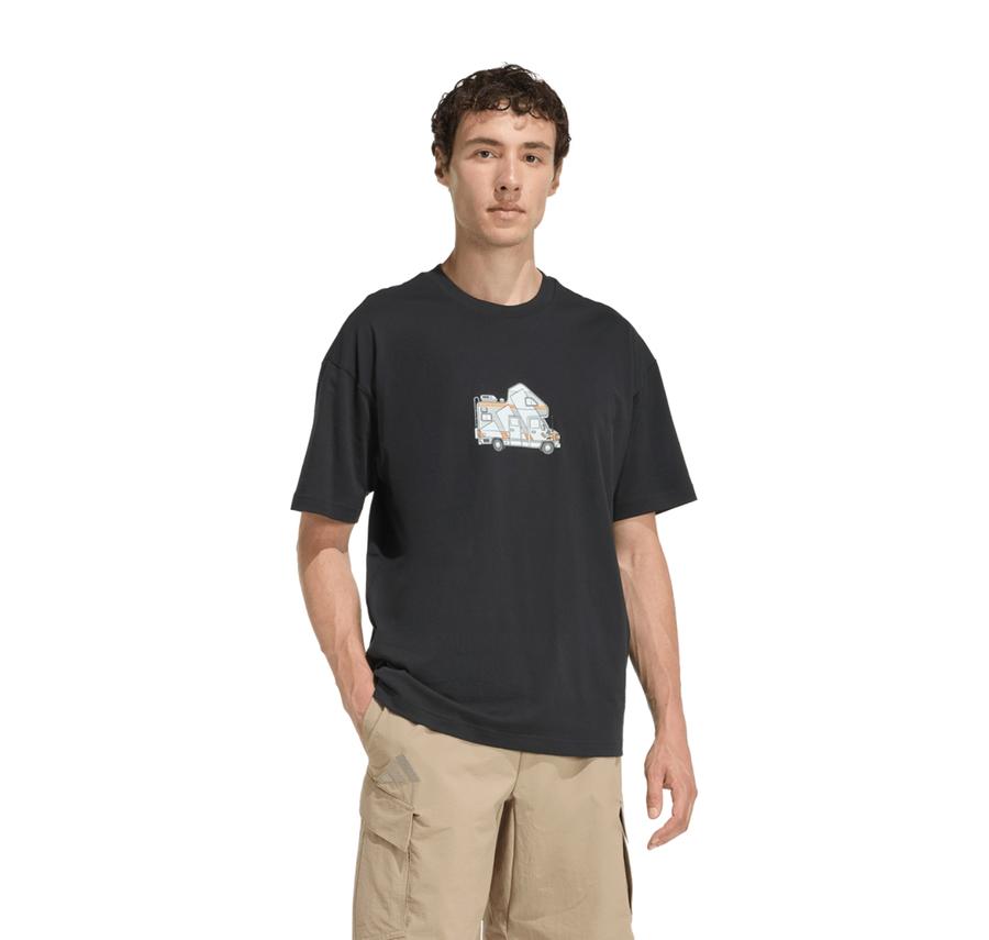 adidas M Camper G T Erkek T-Shirt Siyah adidas M Camper G T Erkek T-Shirt Siyah