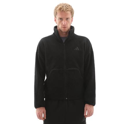 adidas M Ct Fleece Fz Erkek Ceket Siyah adidas M Ct Fleece Fz Erkek Ceket Siyah