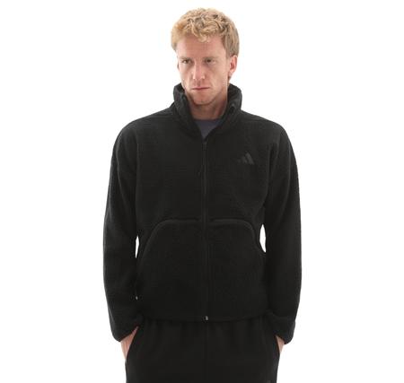 adidas M Ct Fleece Fz Erkek Ceket Siyah adidas M Ct Fleece Fz Erkek Ceket Siyah