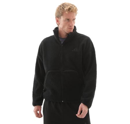 adidas M Ct Fleece Fz Erkek Ceket Siyah