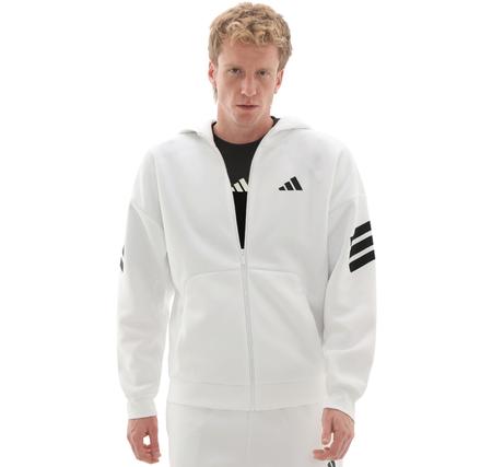 adidas M Fı 3S Fz Erkek Ceket Beyaz adidas M Fı 3S Fz Erkek Ceket Beyaz