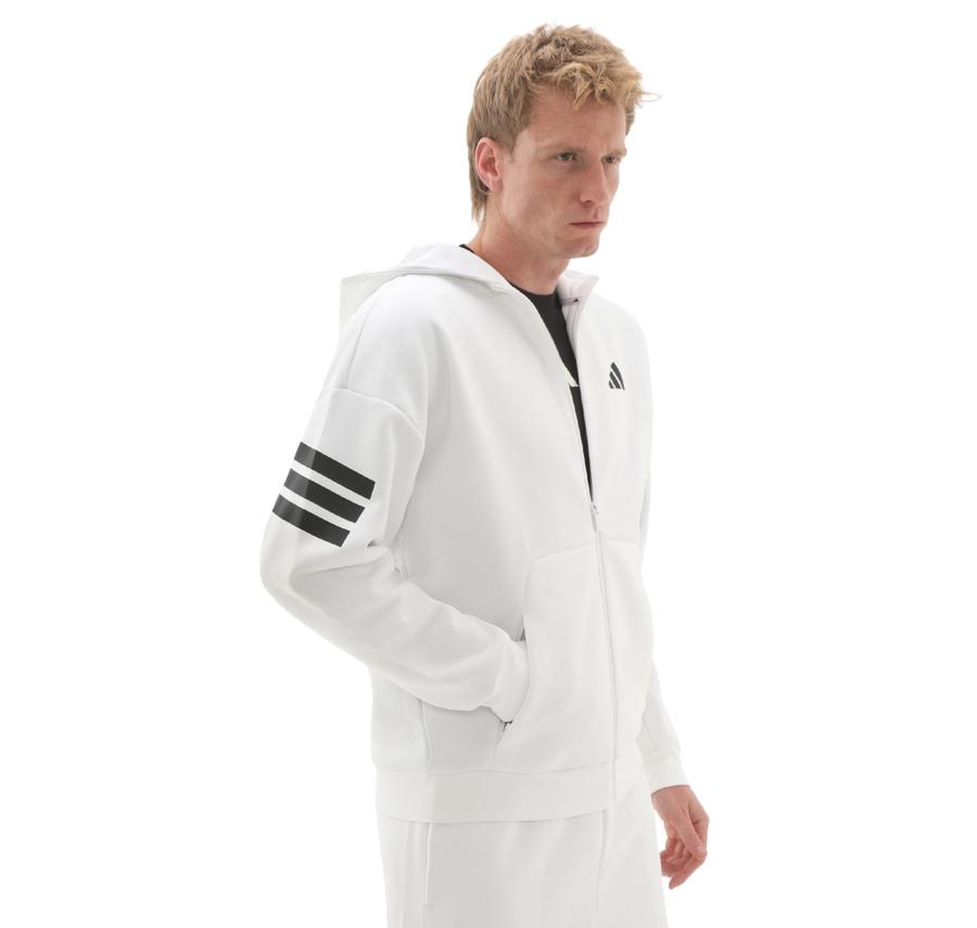 adidas M Fı 3S Fz Erkek Ceket Beyaz adidas M Fı 3S Fz Erkek Ceket Beyaz