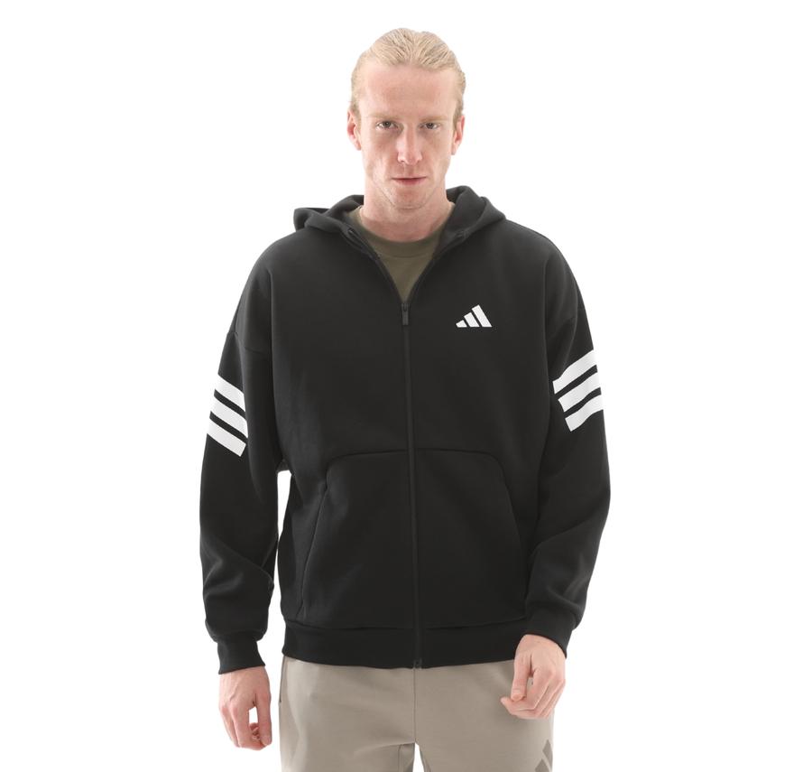 adidas M Fı 3S Fz Erkek Ceket Siyah adidas M Fı 3S Fz Erkek Ceket Siyah