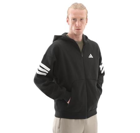 adidas M Fı 3S Fz Erkek Ceket Siyah adidas M Fı 3S Fz Erkek Ceket Siyah