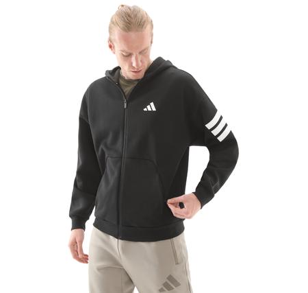 adidas M Fı 3S Fz Erkek Ceket Siyah adidas M Fı 3S Fz Erkek Ceket Siyah