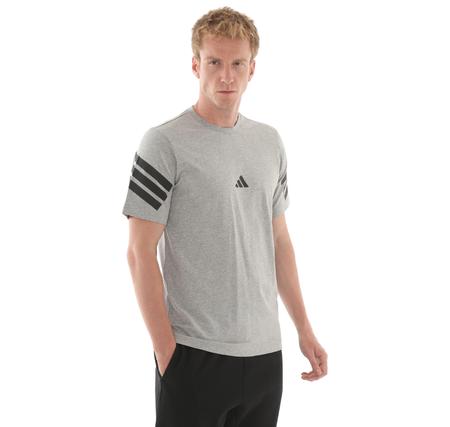 adidas M Fı 3S Reg T Erkek T-Shirt Gri